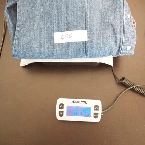 Vintage Women's Wrangler Blues Denim Shirt Pearl Snap Button Up Western - Large* - Picture 13 of 13